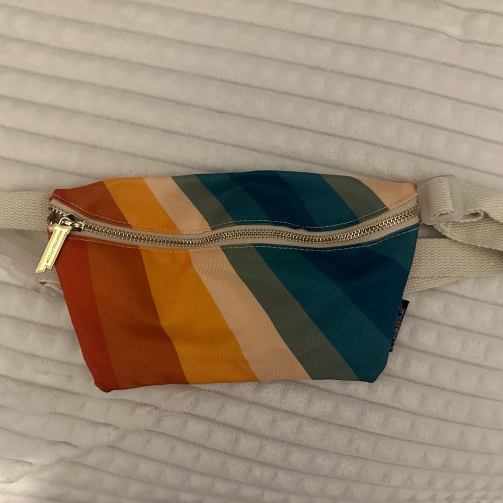 Colorful Striped Crossbody Bag